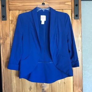 Royal blue blazer
